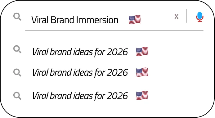 Pesquisa por ideias de marcas virais nos Estados Unidos